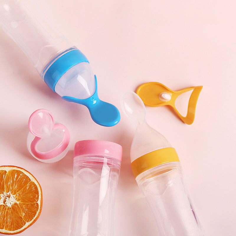 Introducing the Baby Rice Paste Spoon Feeding Bottle